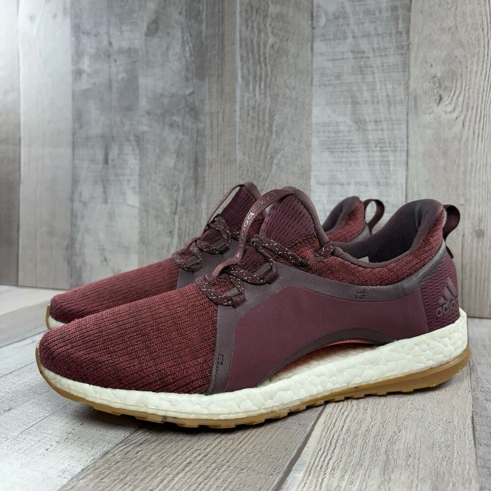 Adidas PureBoost X All Terrain Red Night Womens 7 Running Shoes Athletic Sneaker